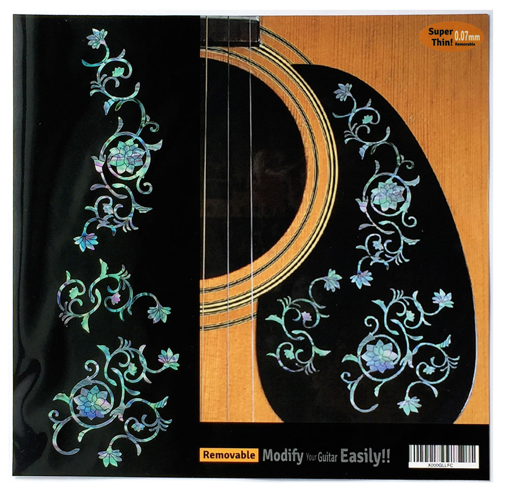 Oriental Flowers - Inlay Stickers for Guitars & Bass – Inlay Stickers ...