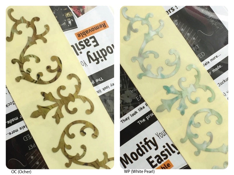 SRV Vines / Stevie Ray Vaughan - Inlay Stickers Jockomo