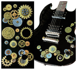 Steampunk Gears - Inlay Stickers Jockomo