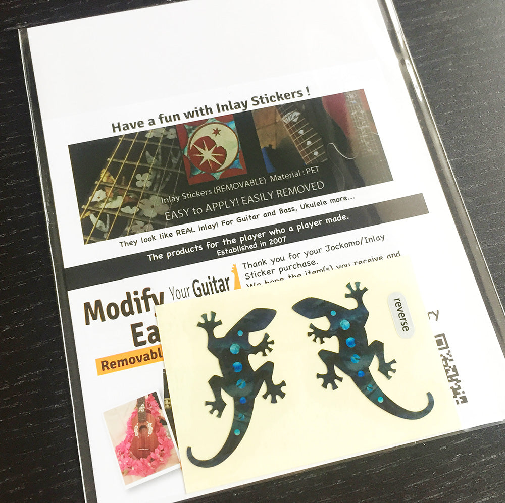 Lizard (L&R) - Inlay Stickers Jockomo