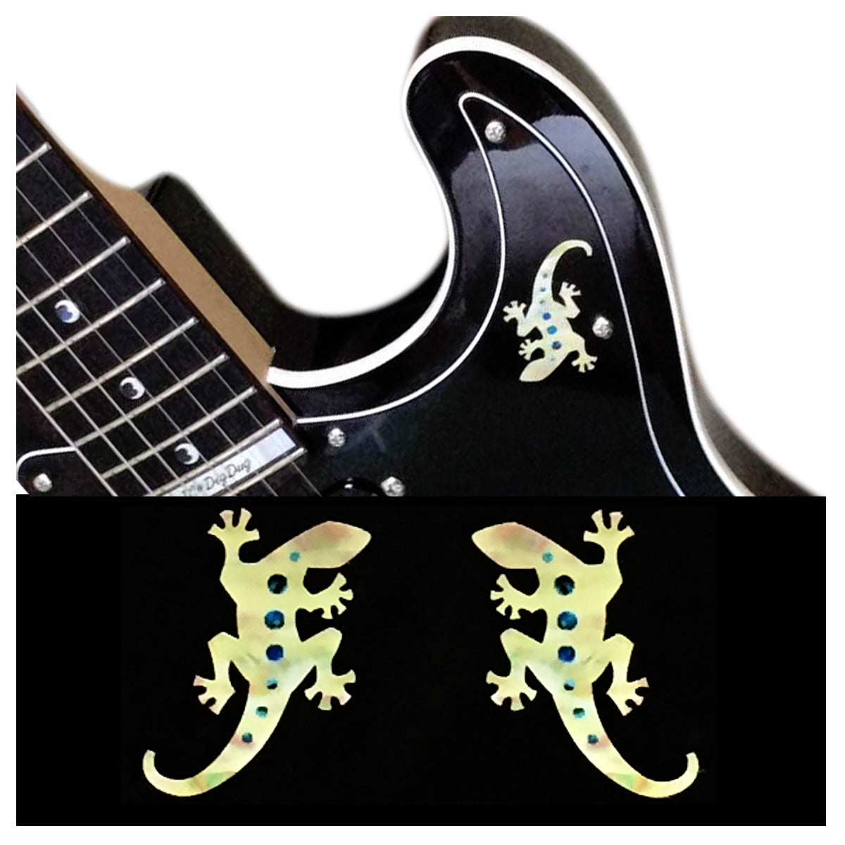 Lizard (L&R) - Inlay Stickers Jockomo