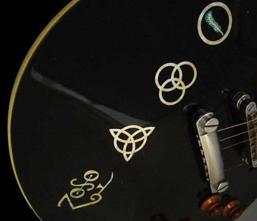 4 symbols Led Zeppelin IV “ZOSO E- Inlay Stickers Jockomo