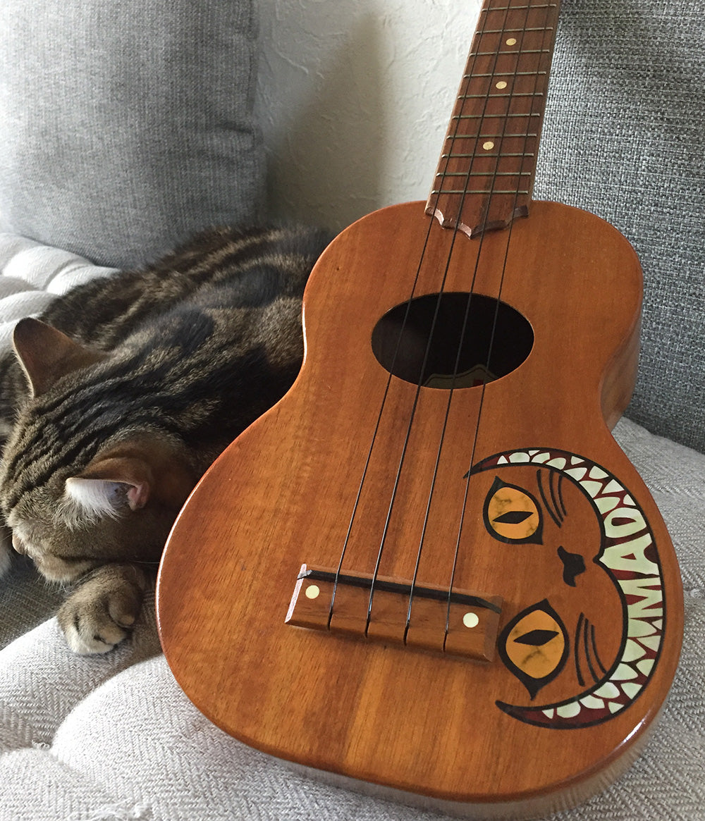 Cheshire Cat (Mad Cat) - Inlay Sticker for Guitars, Bass & Ukuleles ...