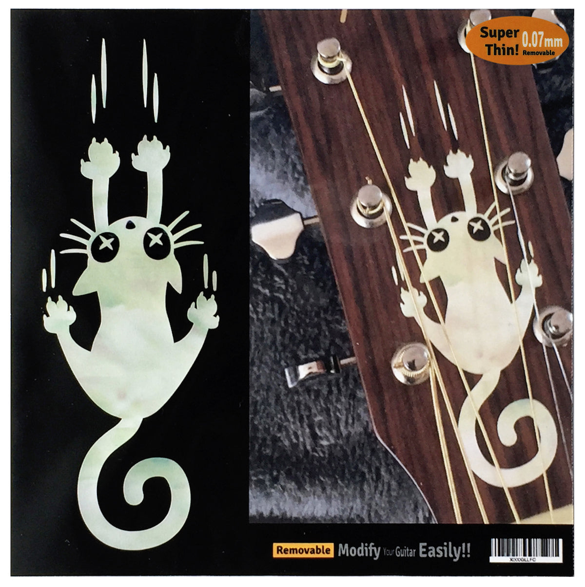 Ripping Slipping Cat - Inlay Stickers Jockomo