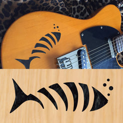 Fish Bone - Inlay Stickers Jockomo