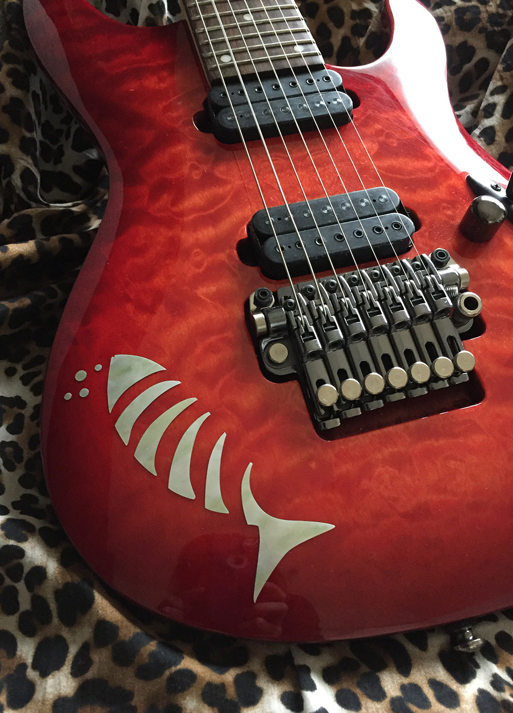 Samantha Fish Bone - Inlay Sticker Decal for Guitars & Bass