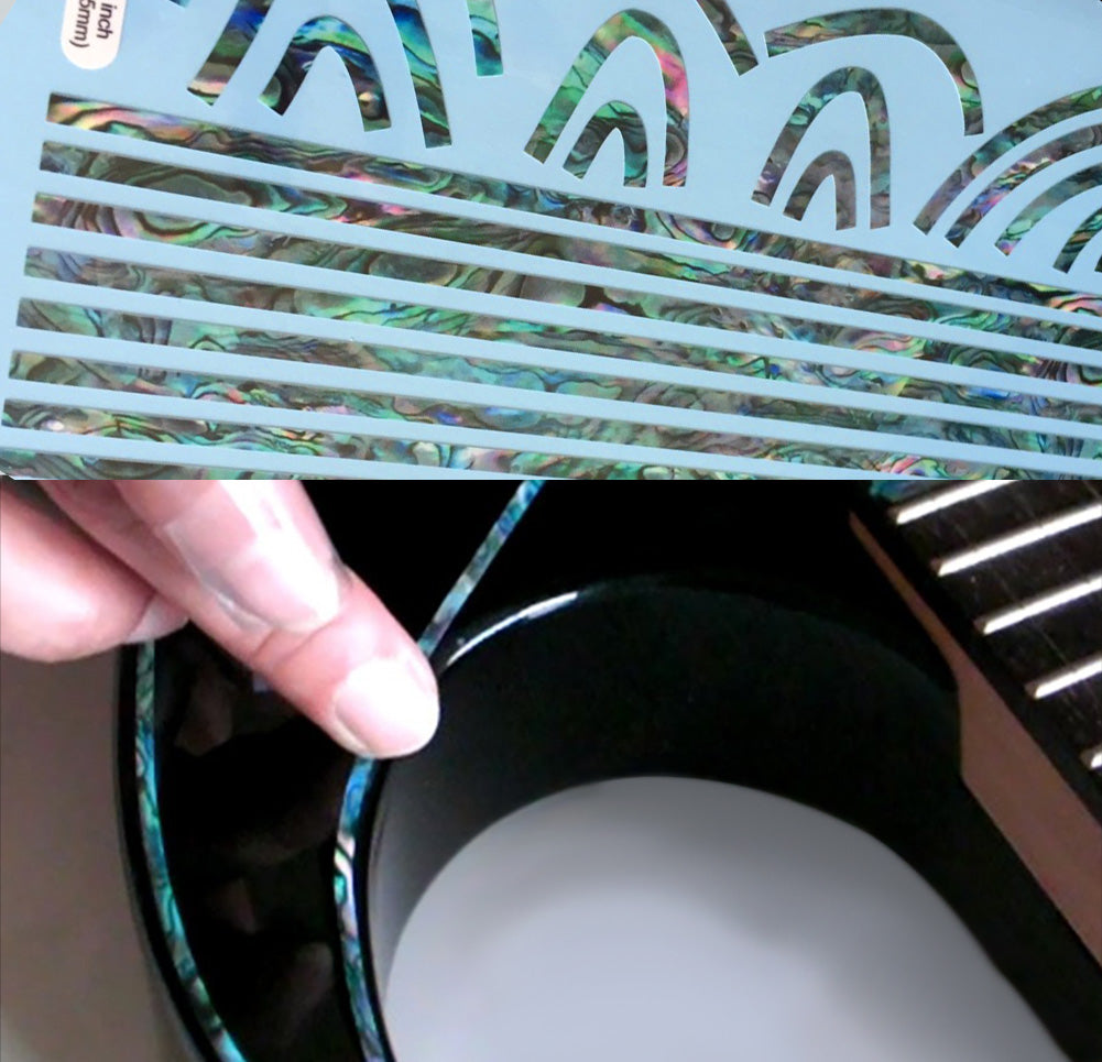 Binding Decals for Body, Neck, & Headstock - Inlay Stickers Jockomo