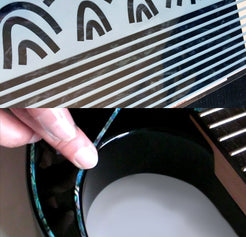 Binding Decals for Body, Neck, & Headstock - Inlay Stickers Jockomo