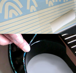 Binding Decals for Body, Neck, & Headstock - Inlay Stickers Jockomo