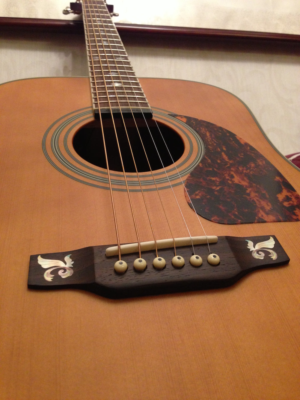 Little Wing - 2pcs Bridge Inlays - Inlay Stickers Jockomo