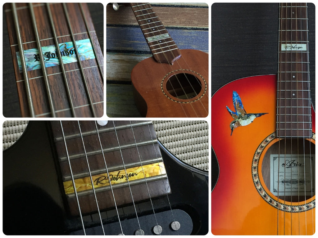 Custom-Made High Position Fret Marker for 5-String Bass - Inlay Stickers Jockomo