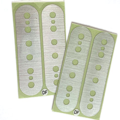 Pickup Stickers for Humbucker // DiMarzio DP100 F-Spaced - Inlay Stickers Jockomo