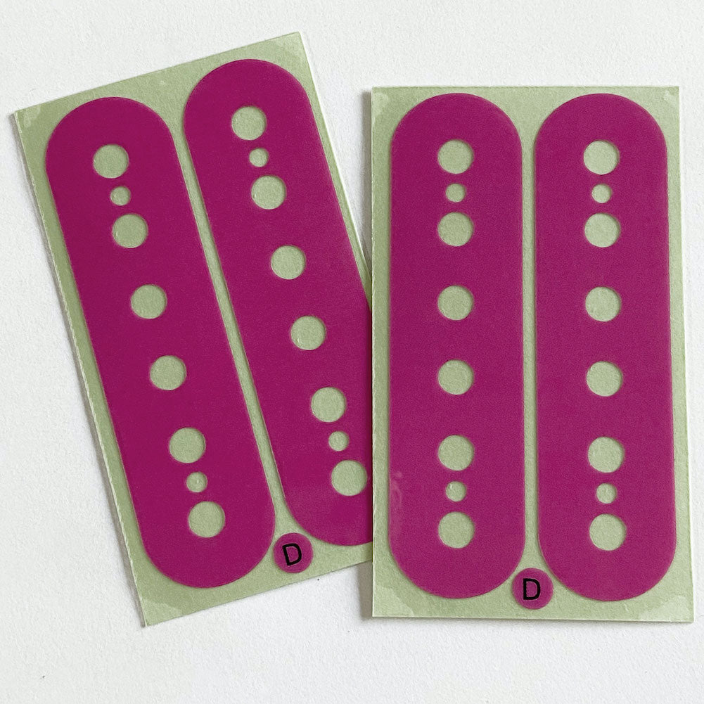 Pickup Stickers for Humbucker // DiMarzio DP100 - Inlay Stickers Jockomo