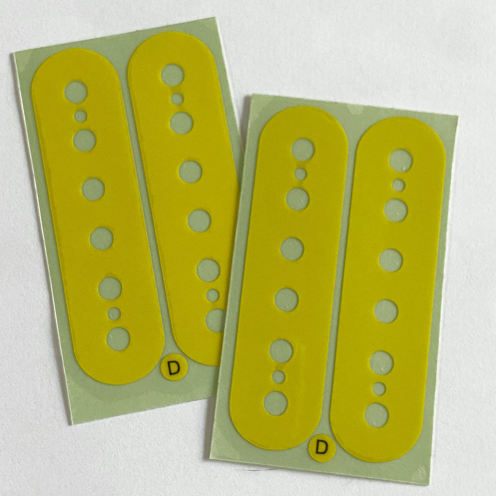 Pickup Stickers for Humbucker // DiMarzio DP100 - Inlay Stickers Jockomo