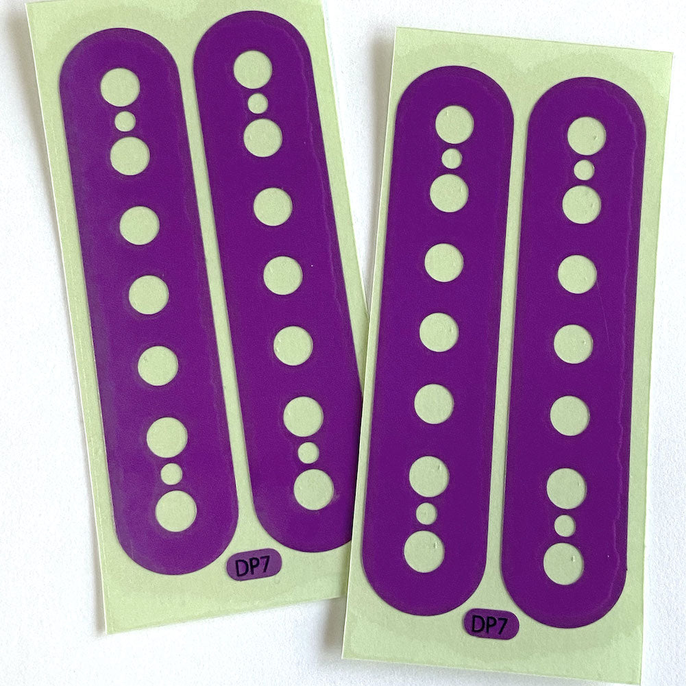 Pickup Stickers for 7 String Guitar Humbuckers - Inlay Stickers Jockomo