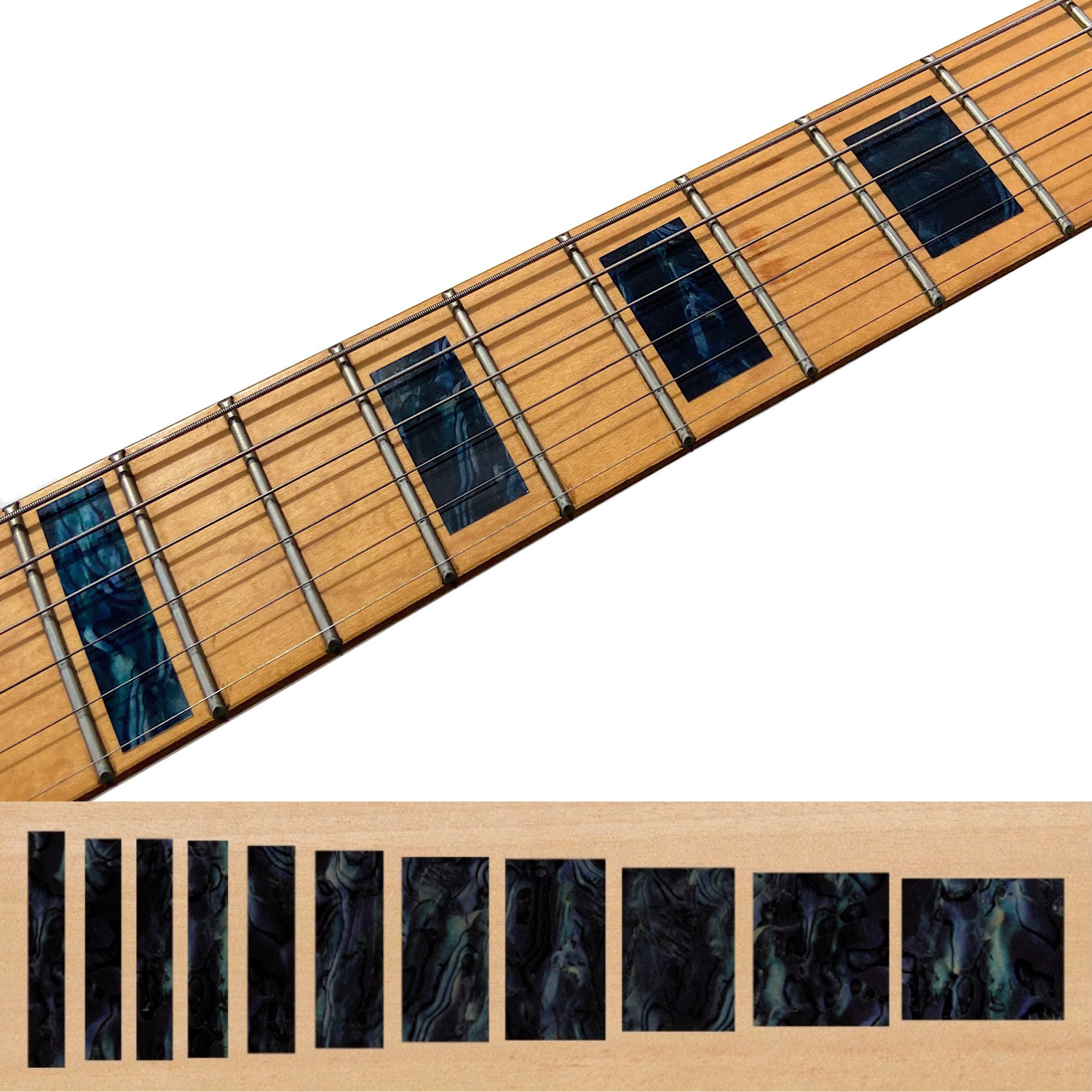 LP Blocks - Fret Markers for Guitars - Inlay Stickers Jockomo