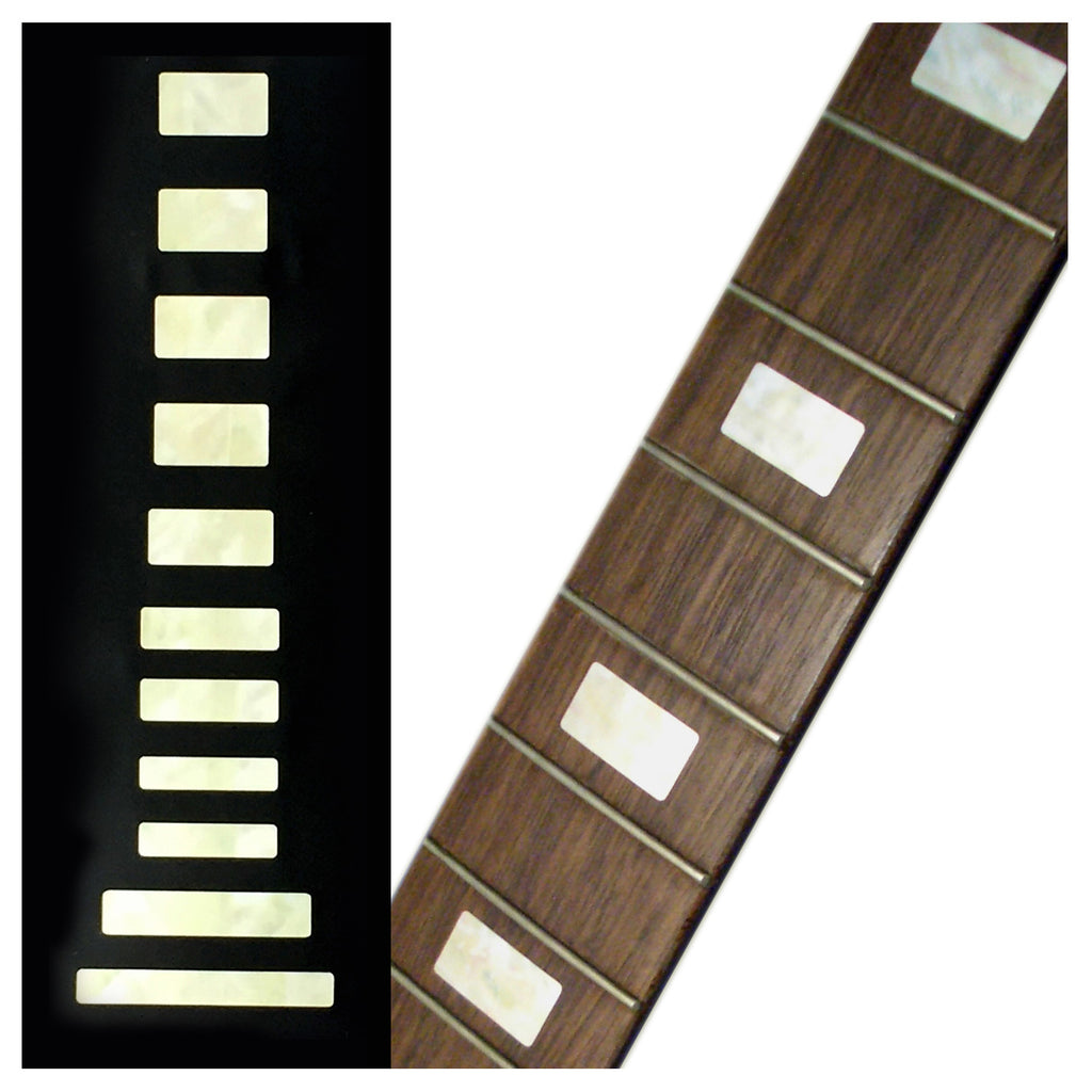 ES-330 Vintage Blocks - Fret Markers for Guitars - Inlay Stickers Jockomo