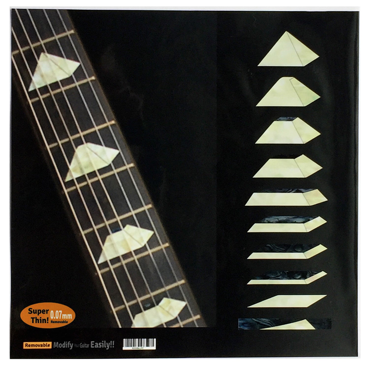 Steve Vai Pyramid - Fret Markers for Guitars & Bass - Inlay Stickers Jockomo