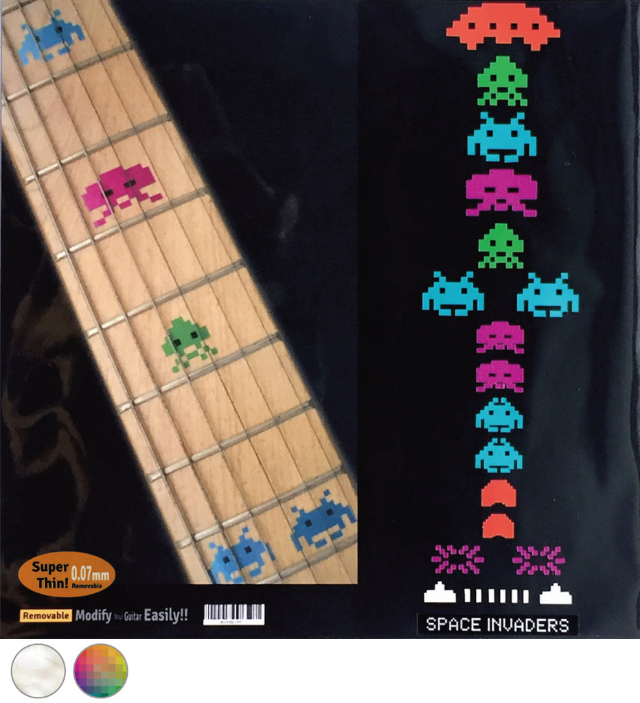 Space Invaders - Fret Markers for Guitars & Bass - Inlay Stickers Jockomo