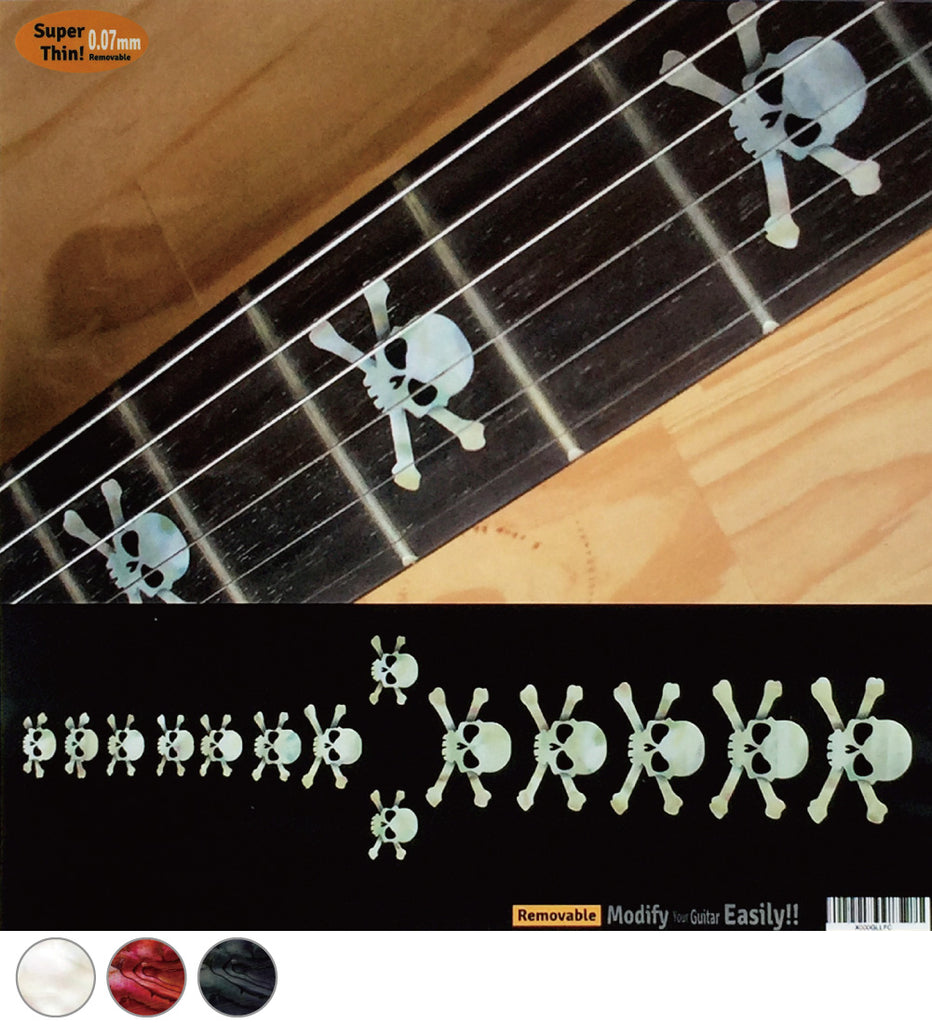 Skull - Fret Markers for Guitars & Bass - Inlay Stickers Jockomo