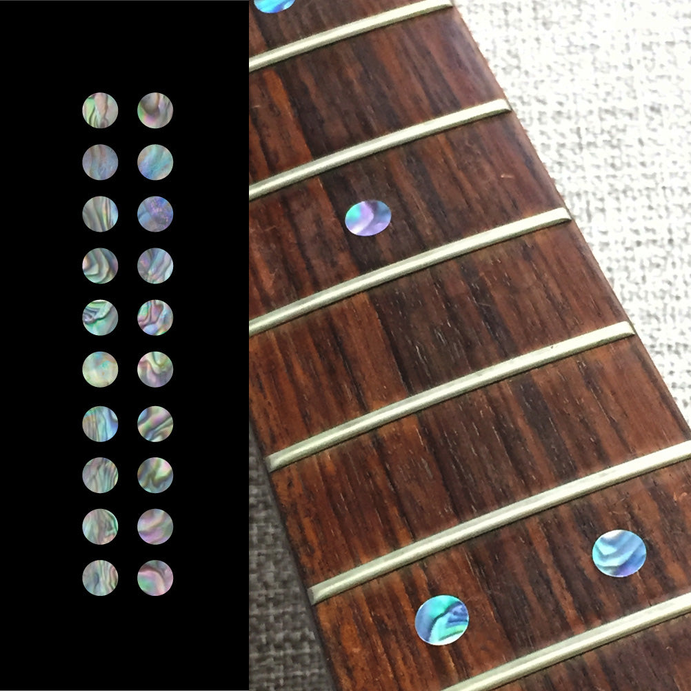 1/4"(6.35mm) Dot Fret Markers - Inlay Stickers Jockomo