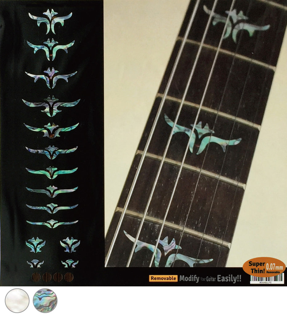 Tailored Leaves - Fret Markers for Guitars & Bass - Inlay Stickers Jockomo