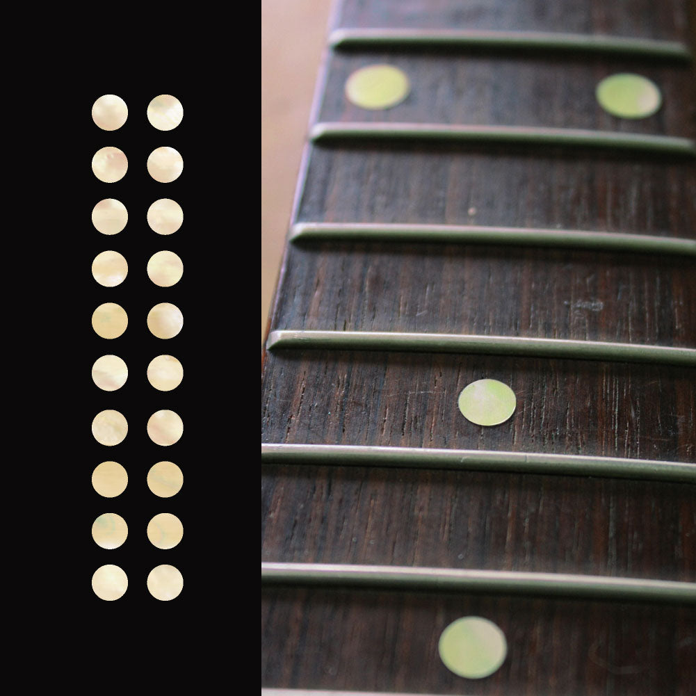 1/4"(6.35mm) Dot Fret Markers - Inlay Stickers Jockomo