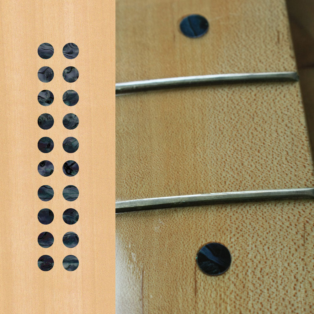 1/4"(6.35mm) Dot Fret Markers - Inlay Stickers Jockomo