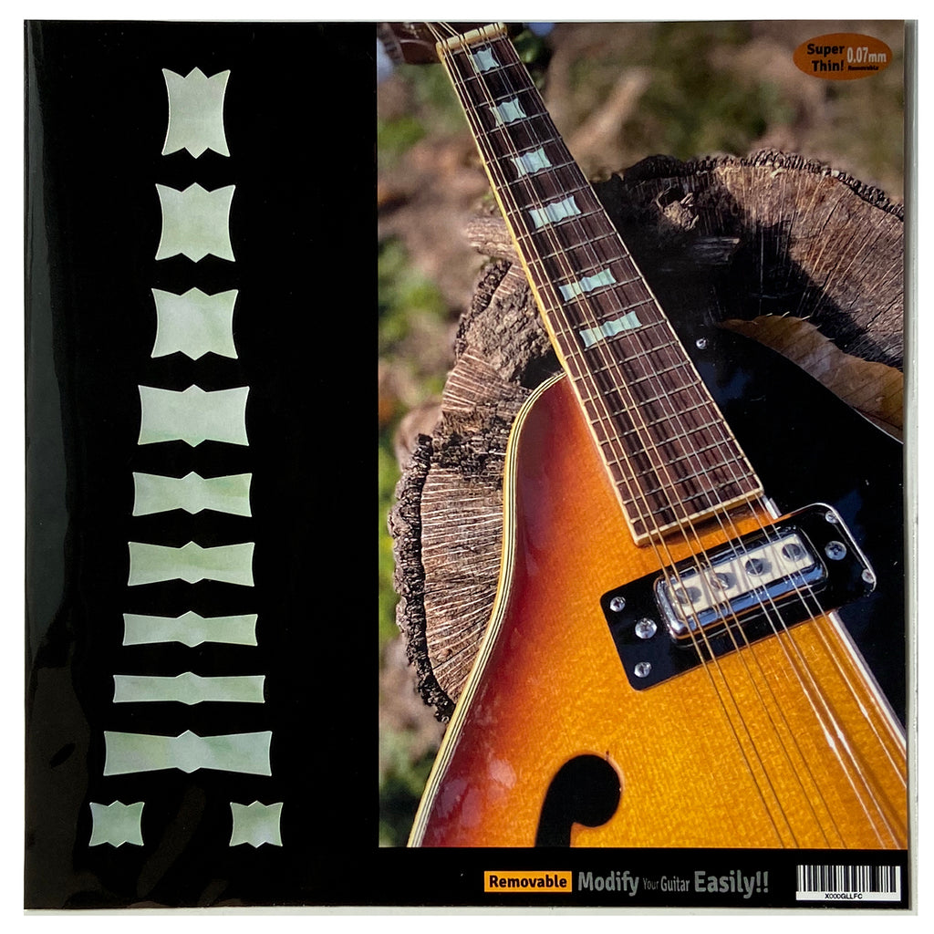 Bow Tie Blocks - Fret Markers for Mandolins & Ukuleles - Inlay Stickers Jockomo