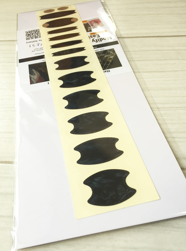 Oval Crowns - Fret Markers for Bass - Inlay Stickers Jockomo