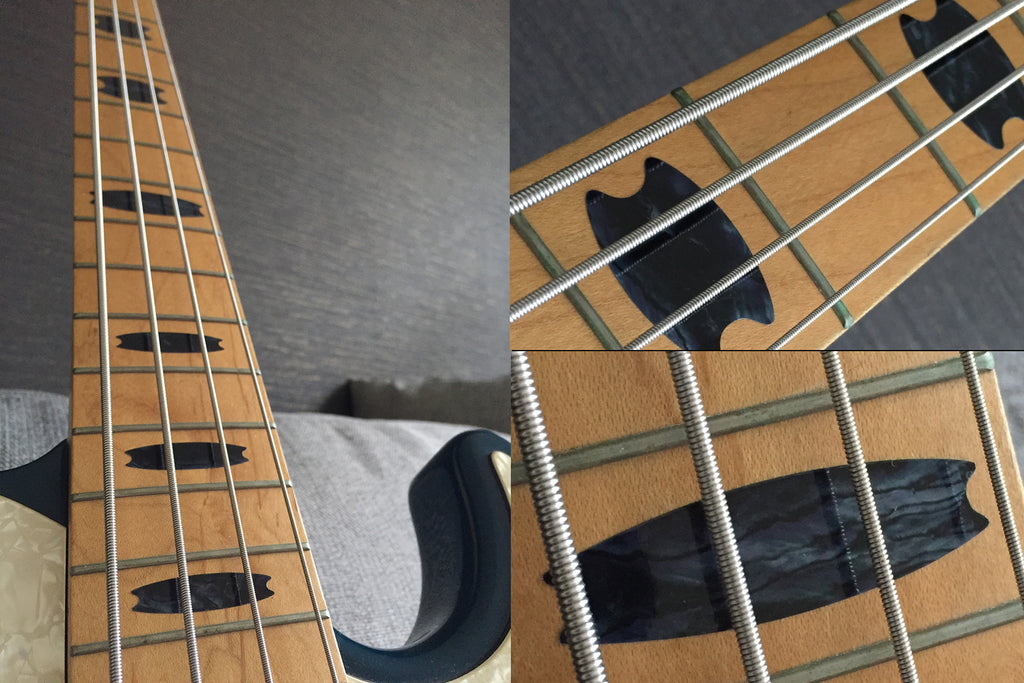 Oval Crowns - Fret Markers for Bass - Inlay Stickers Jockomo