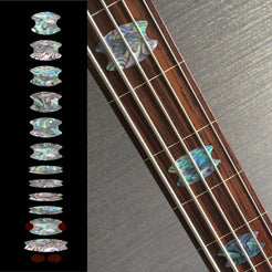 Oval Crowns - Fret Markers for Bass - Inlay Stickers Jockomo