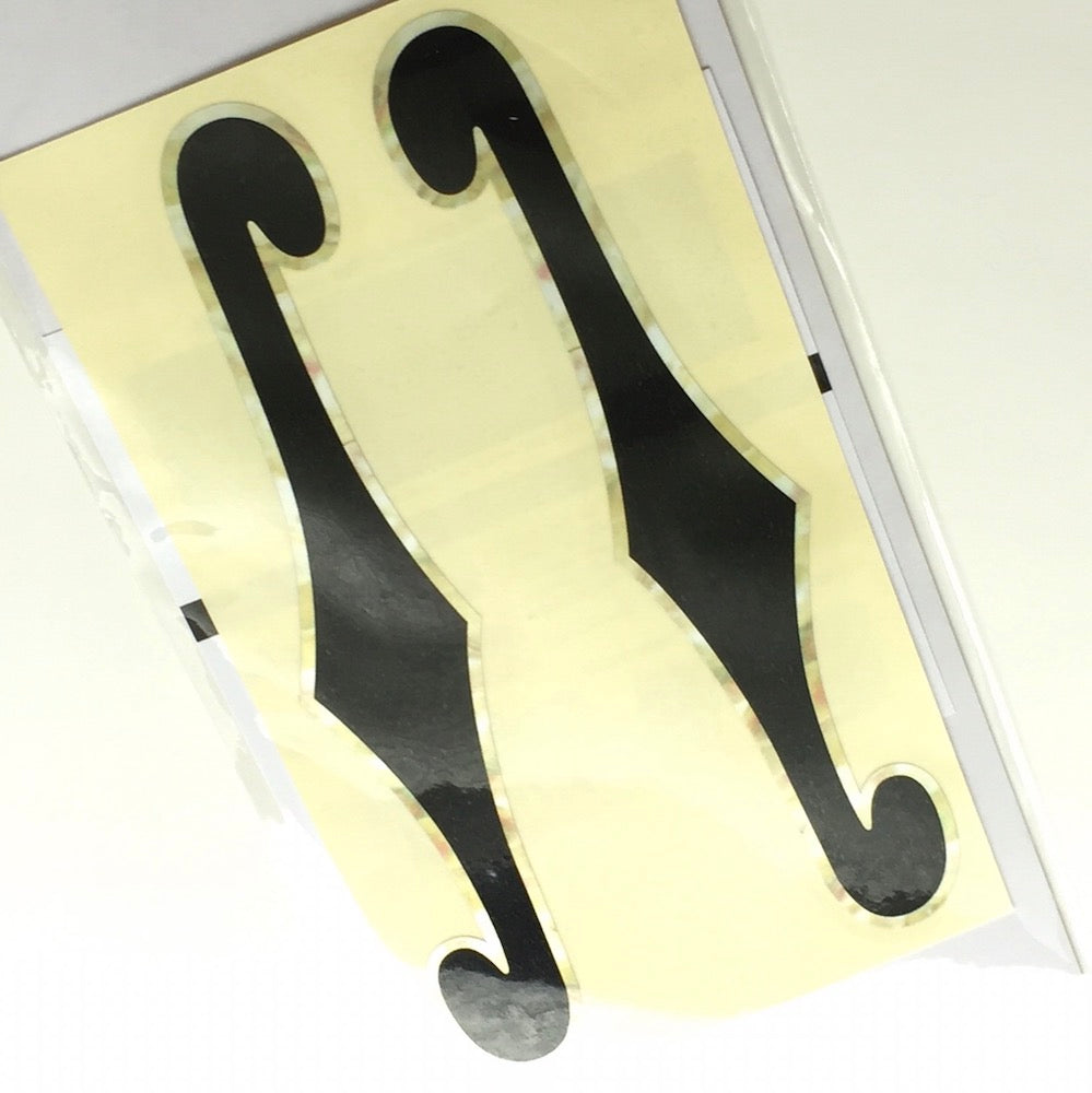 Telly Style /  L&R F-Holes - Inlay Stickers Jockomo