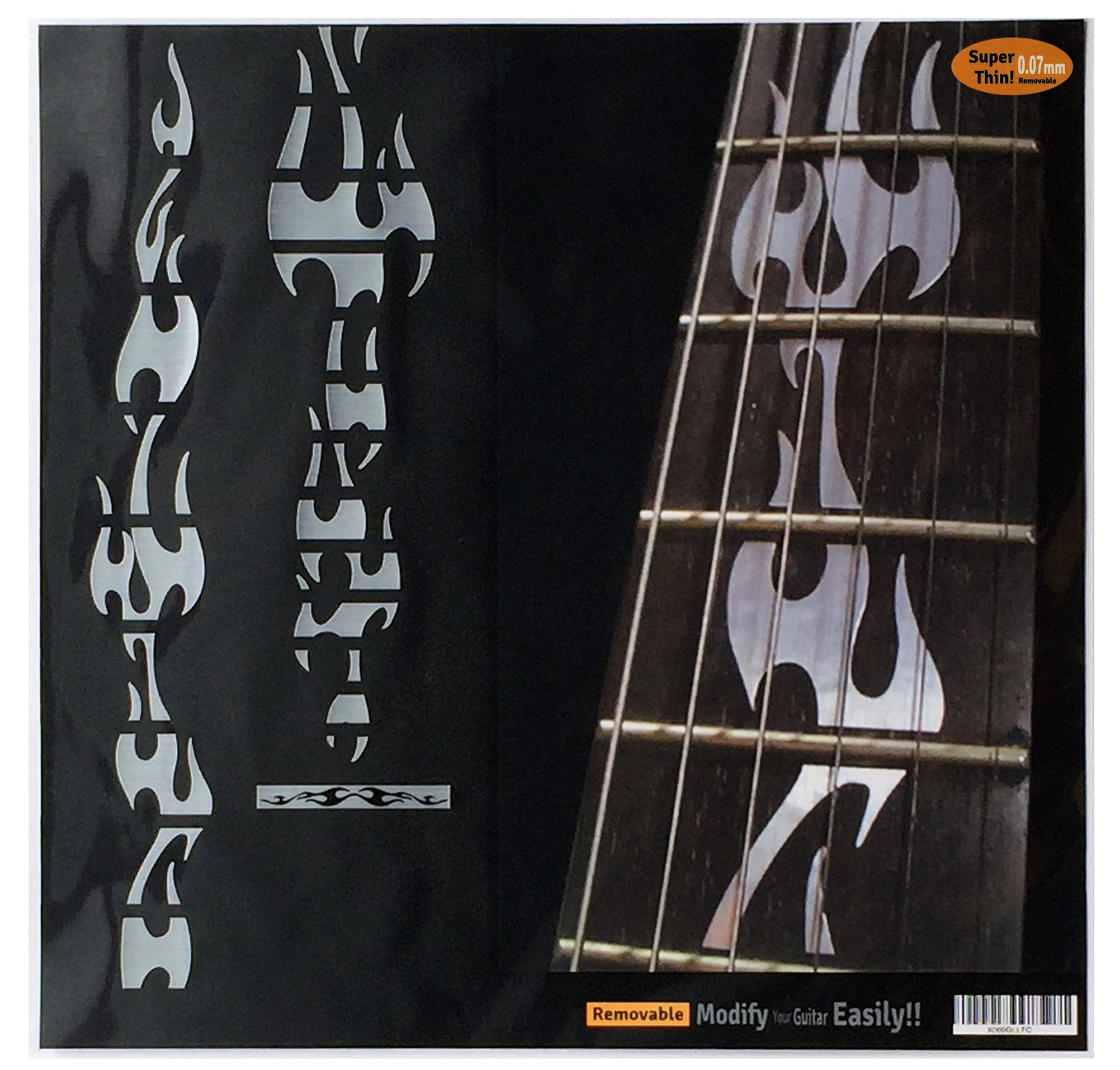 Fire Flames - Fret Markers for Guitars - Inlay Stickers Jockomo