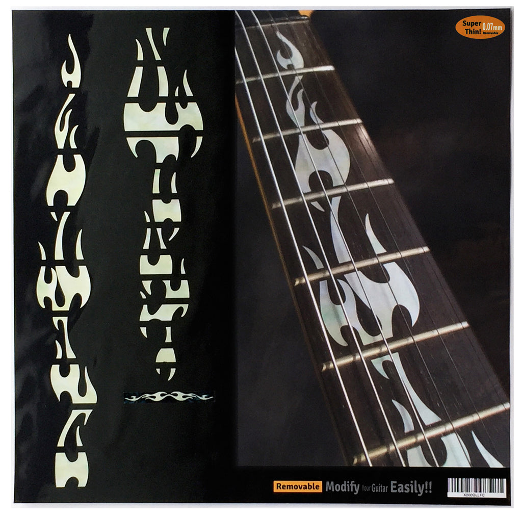 Fire Flames - Fret Markers for Guitars - Inlay Stickers Jockomo