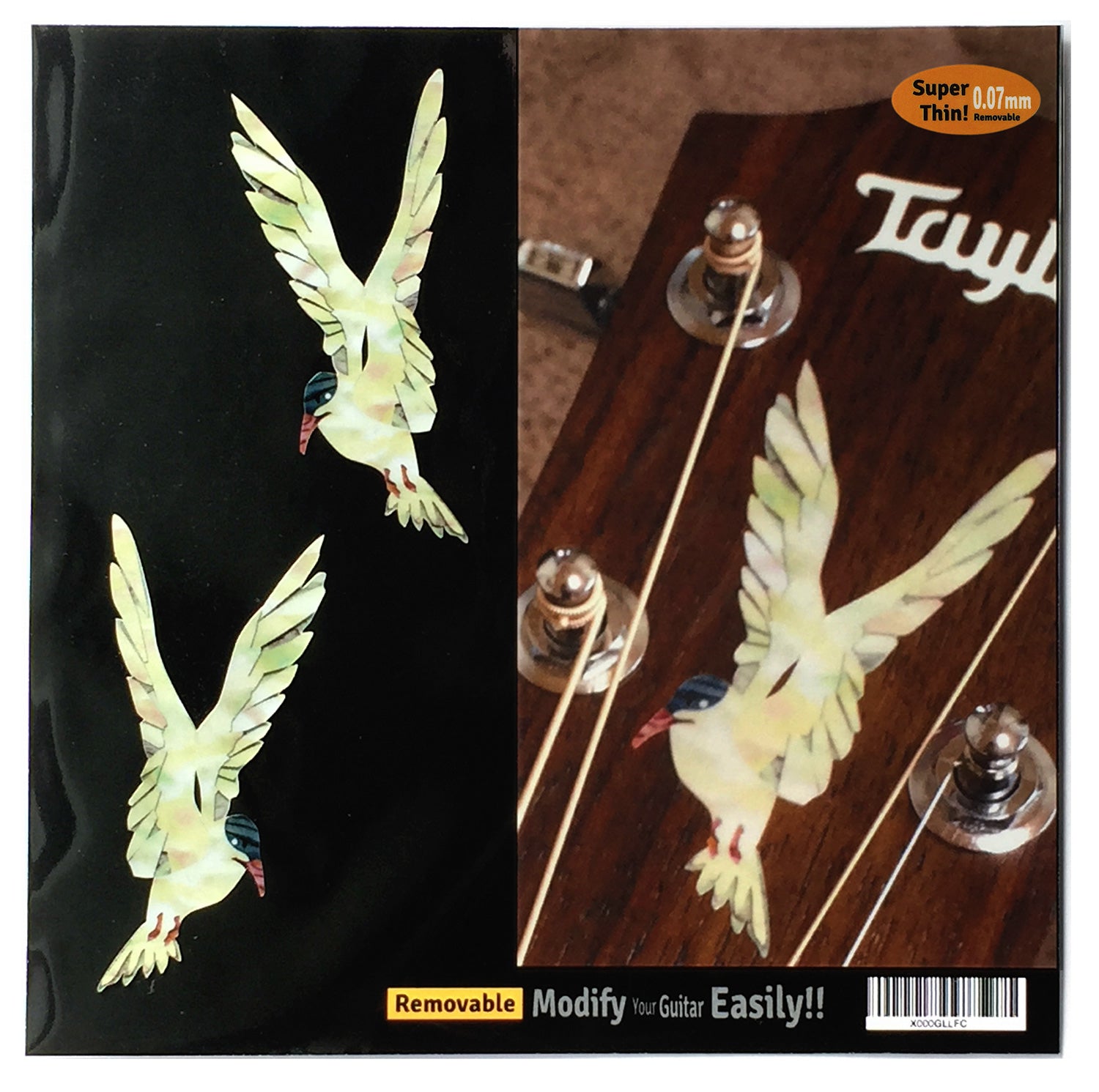 Sea Swallow / Seagull Bird (L&R) - Inlay Stickers Jockomo