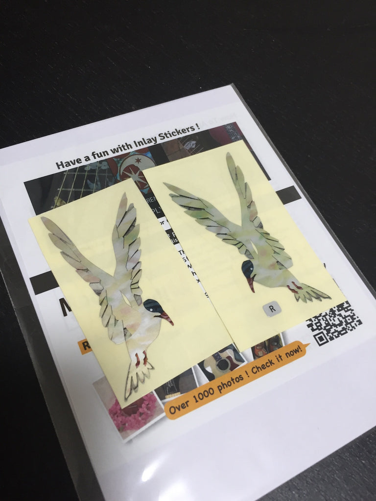 Sea Swallow / Seagull Bird (L&R) - Inlay Stickers Jockomo