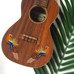 Exotic Birds (Parrots) - Inlay Stickers for Guitars, Bass & Ukuleles - Inlay Stickers Jockomo
