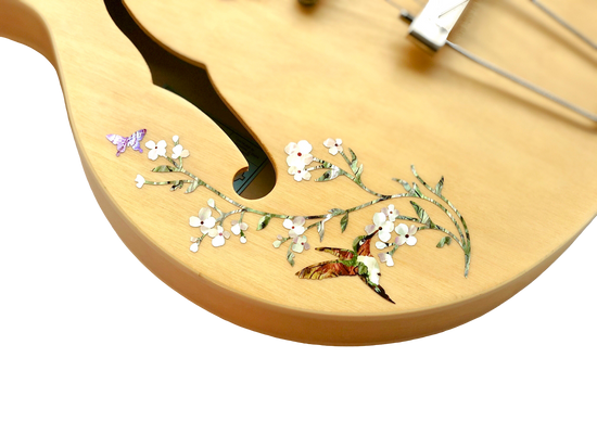 In The Garden Floral Inlay Stickers for Guitar & Bass