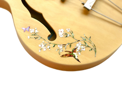 In The Garden (Flowers, Hummingbird & Butterfly) - Inlay Stickers Jockomo