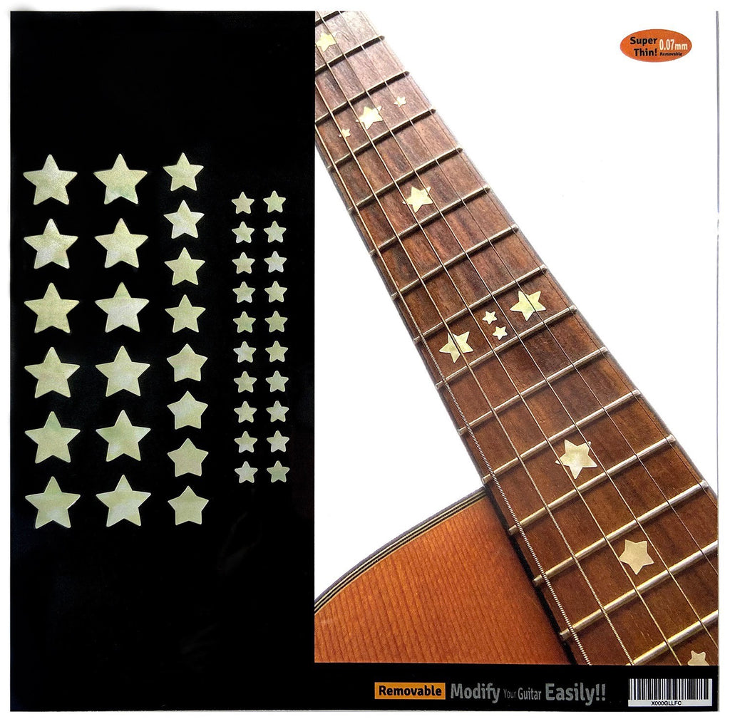 Stars Fret Markers Set - Inlay Stickers Jockomo