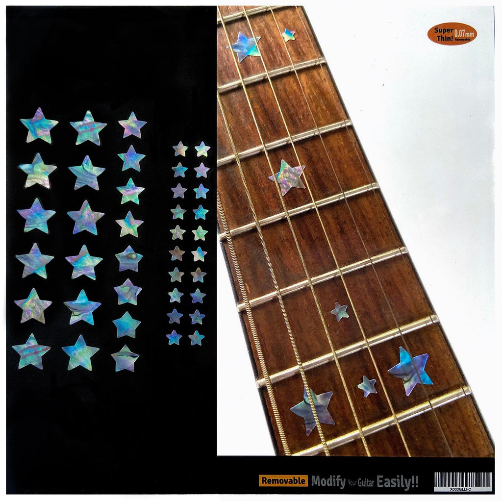 Stars Fret Markers Set - Inlay Stickers Jockomo