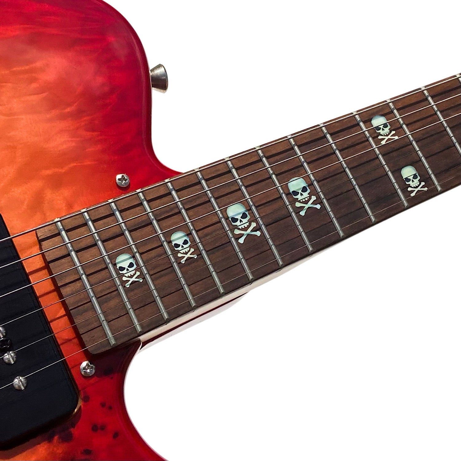 Skull with Crossbones (Sideways) - Inlay Stickers Jockomo