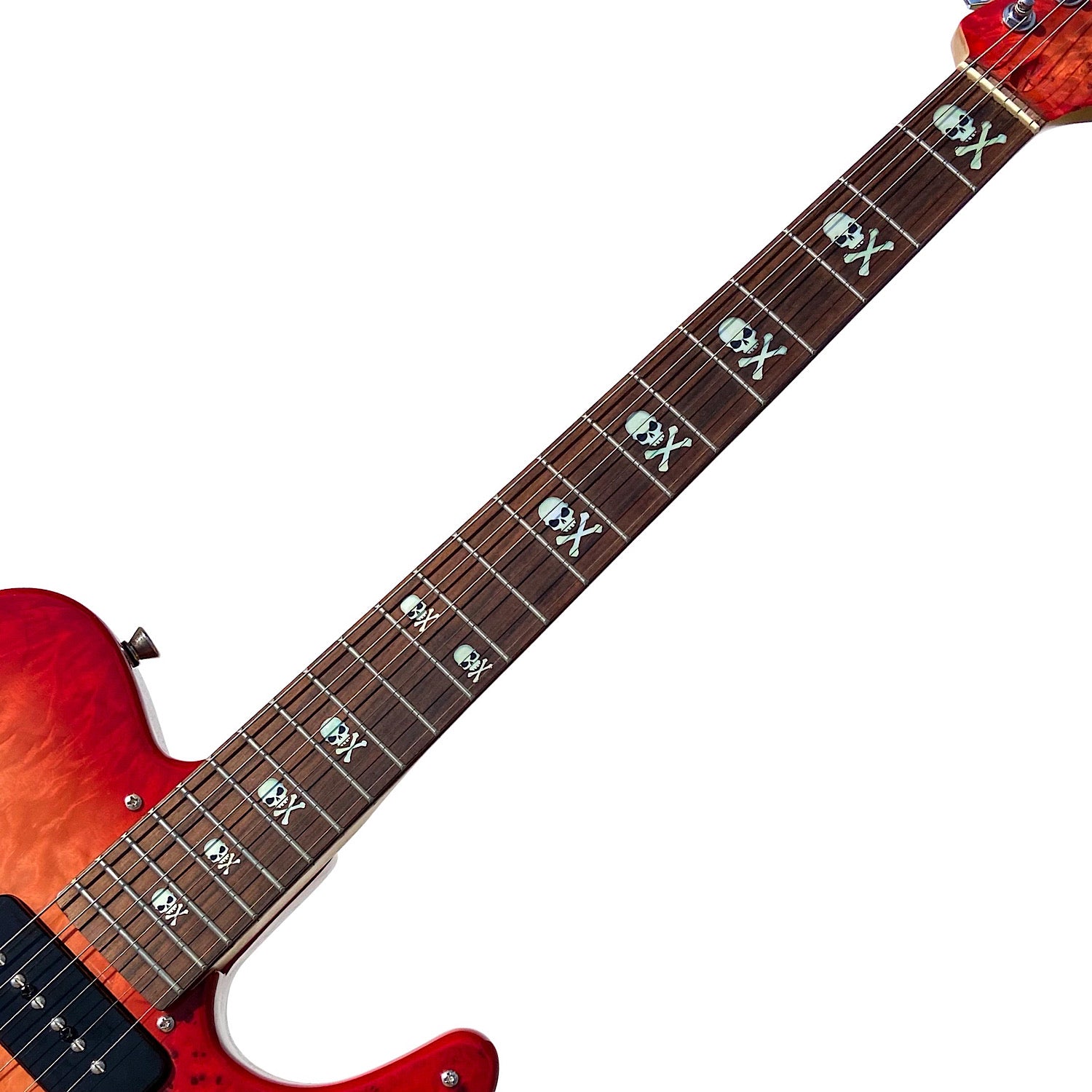 Skull with Crossbones (Sideways) - Inlay Stickers Jockomo