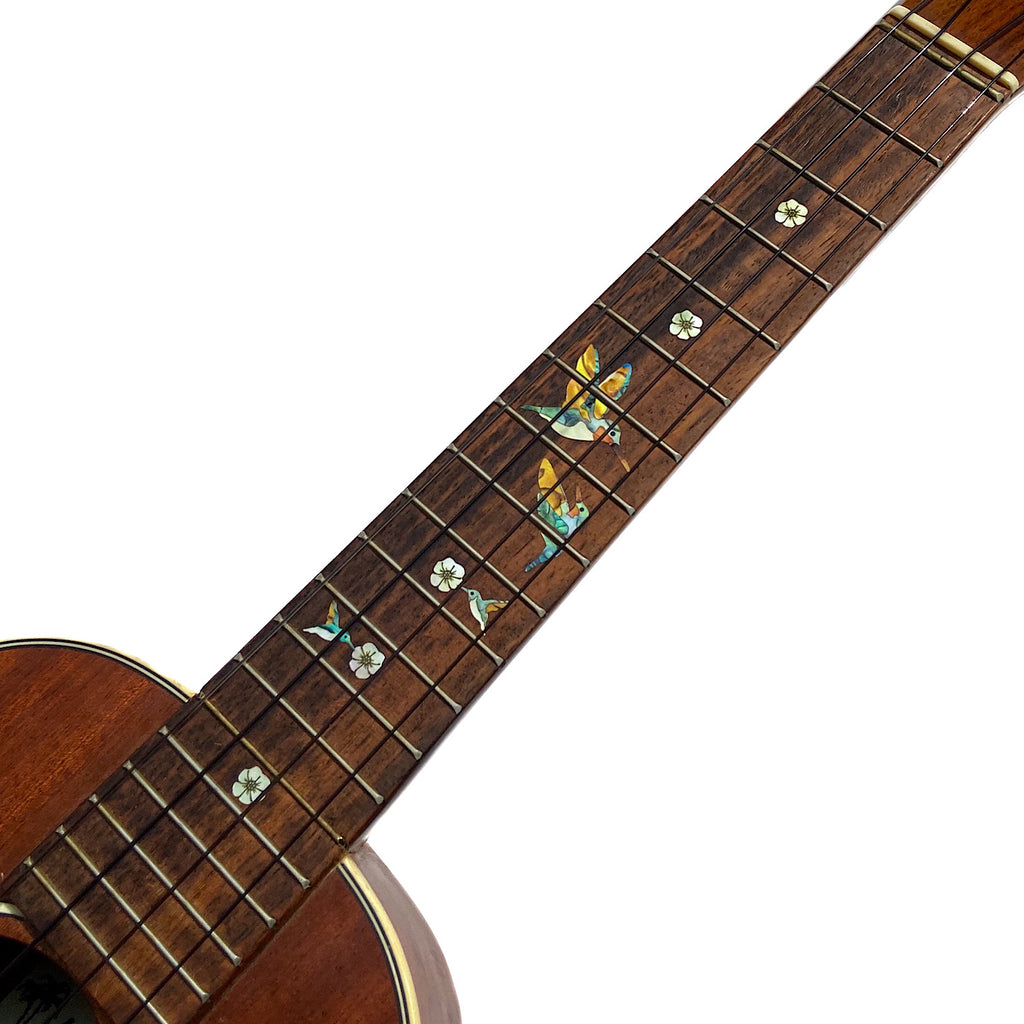 Bee Hummingbirds - Fret Markers for Ukuleles - Inlay Stickers Jockomo