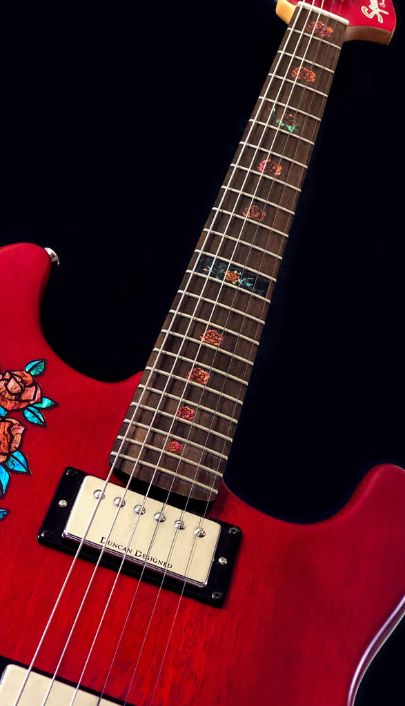 Roses - Fret Markers for Guitars & Bass - Inlay Stickers Jockomo