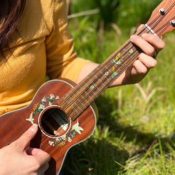 Bee Hummingbirds - Fret Markers for Ukuleles - Inlay Stickers Jockomo