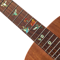 Bee Hummingbirds -  for electric, acoustic & travel 3/4 size guitars & bass  - Inlay Stickers Jockomo
