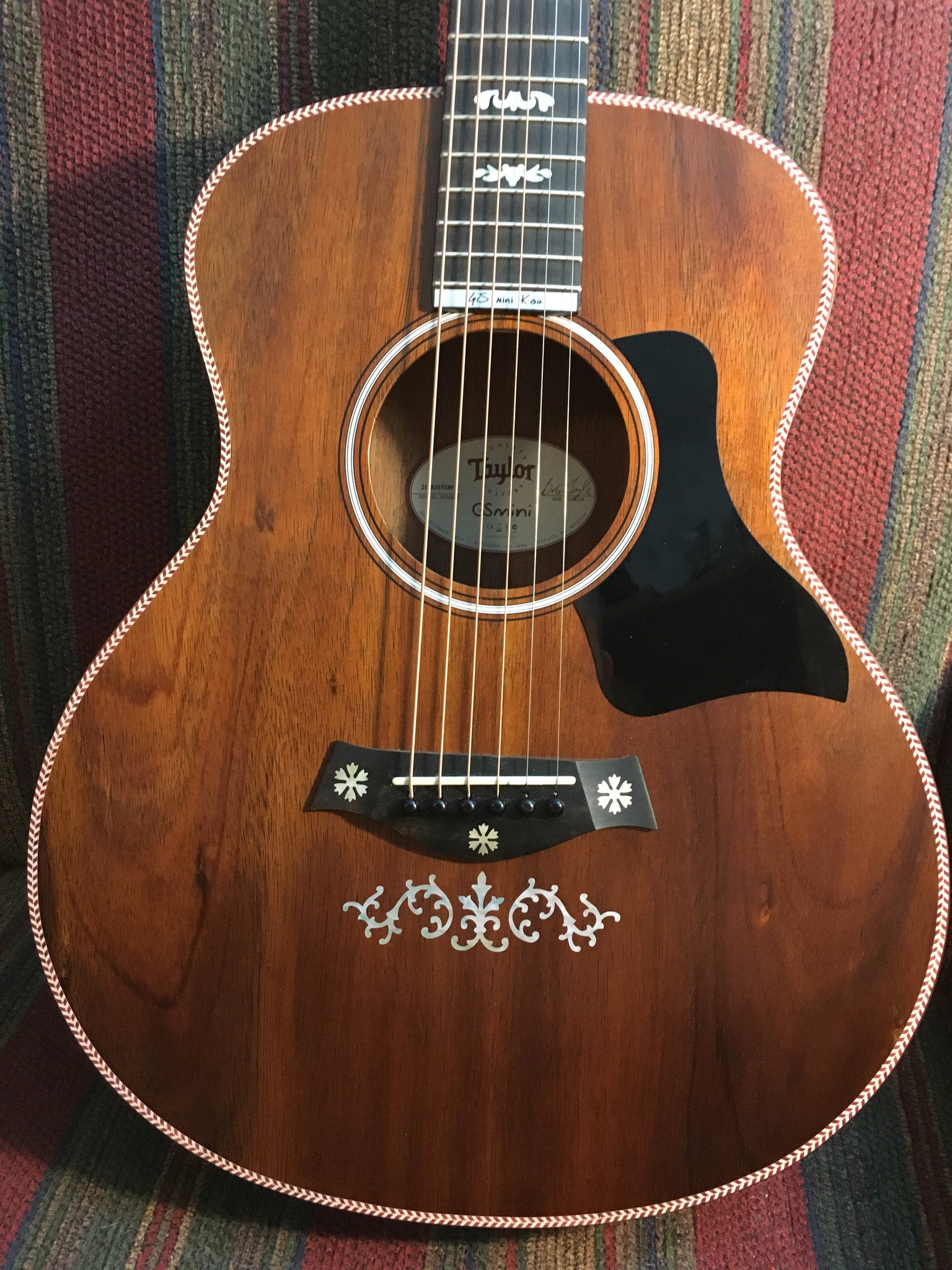 SRV Vines / Stevie Ray Vaughan - Inlay Stickers Jockomo