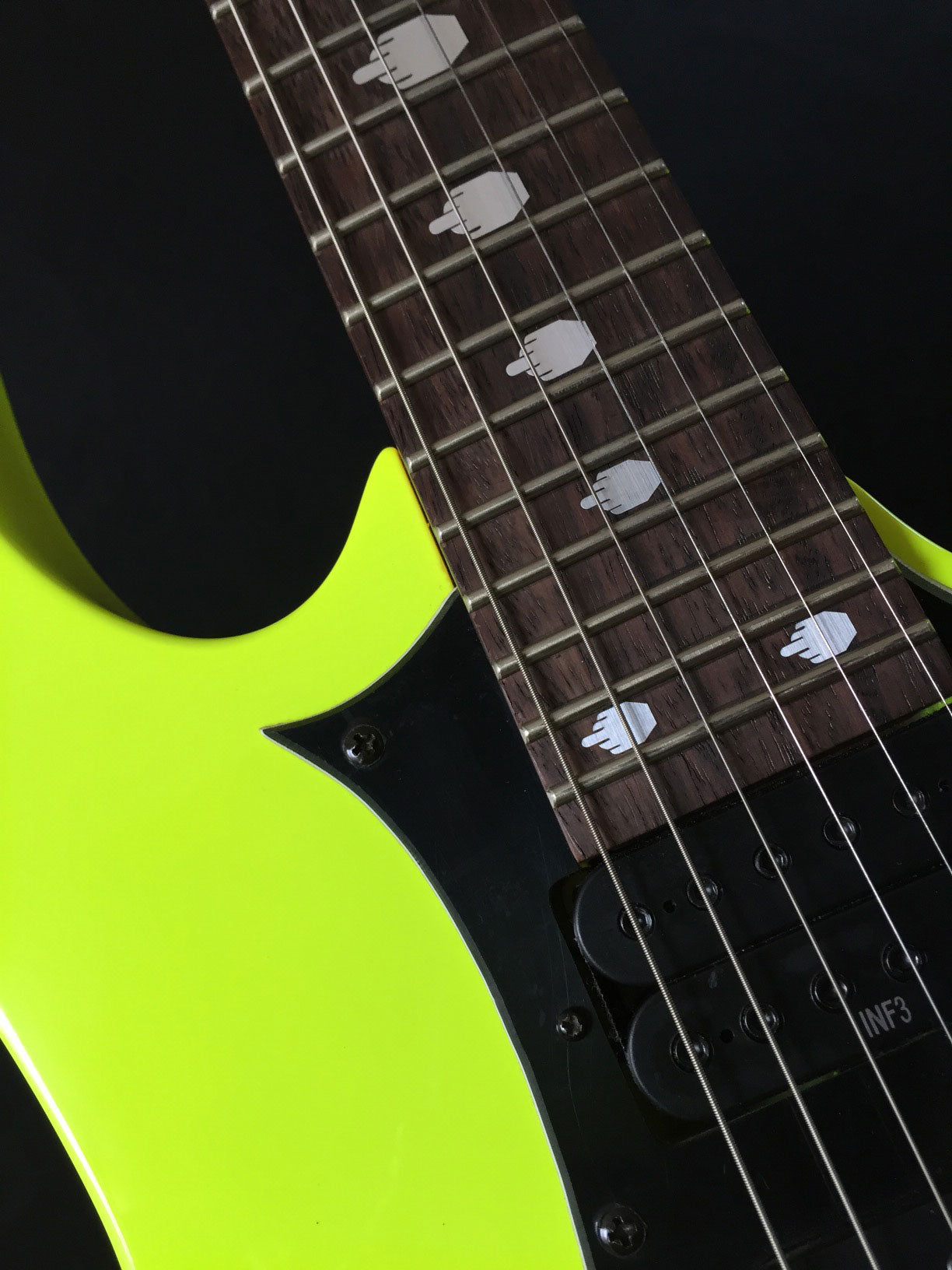 James Hetfield (Metallica) Middle Fingers - Inlay Stickers Jockomo